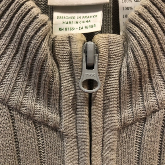 Lacoste classic zip cardigan with alligator logo - Picture 5 of 6